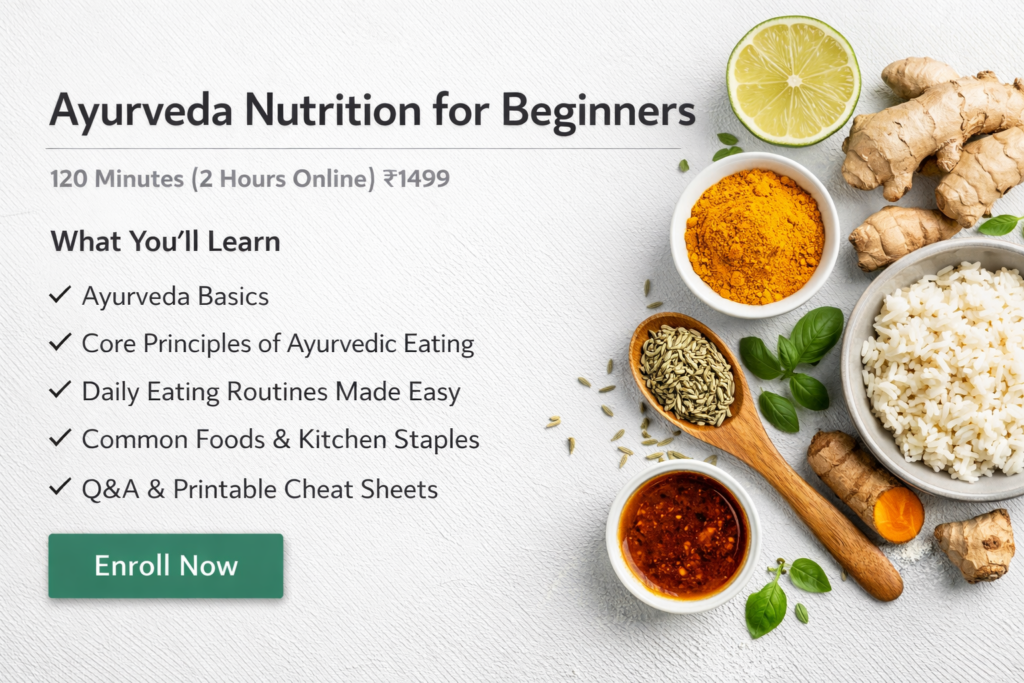 Ayurveda Nutrition for Beginners