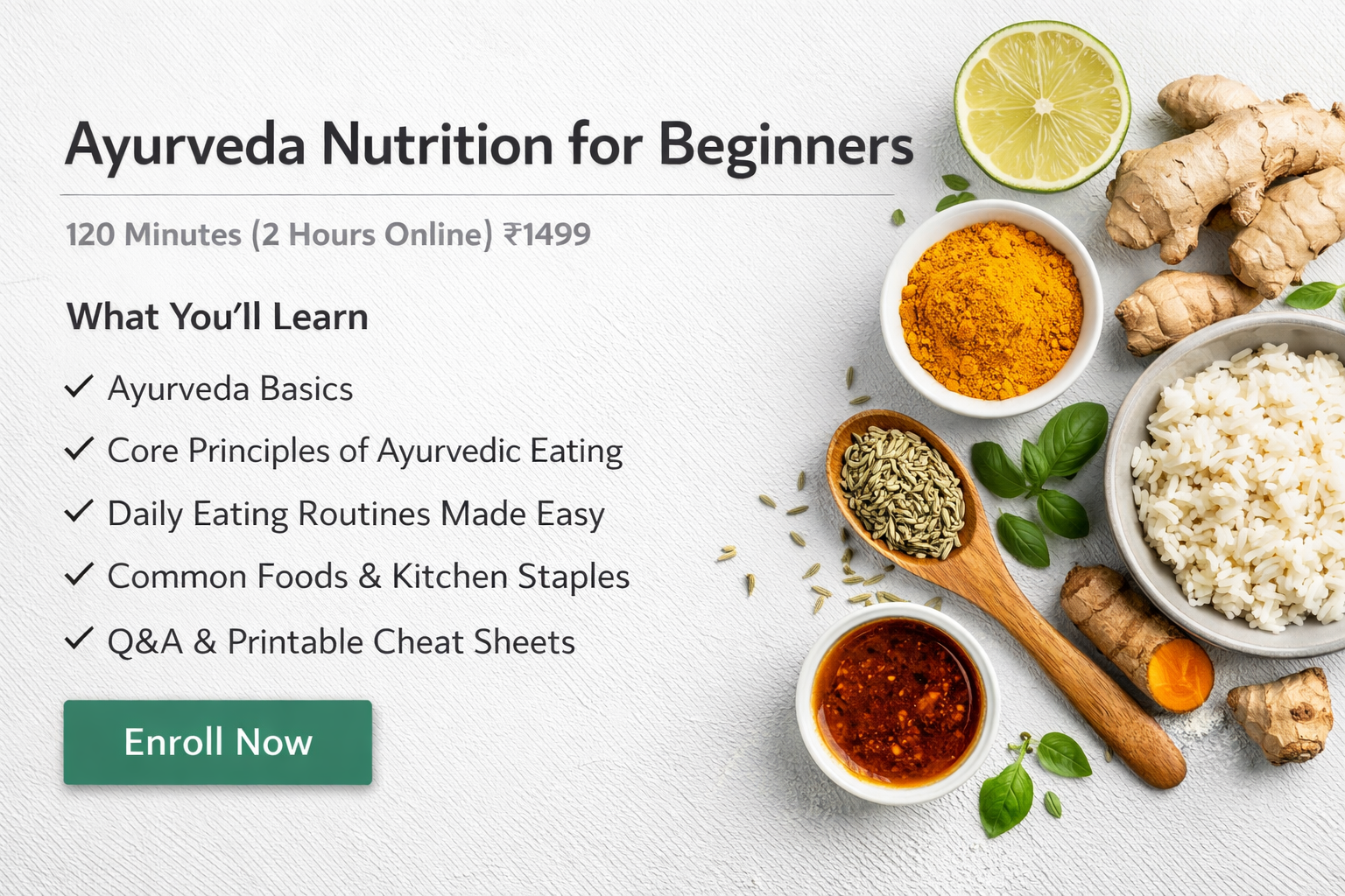 Ayurveda Nutrition for Beginners